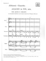 Adagio in sol minore - Conducteur - Albinoni Tomaso / Giazotto Remo